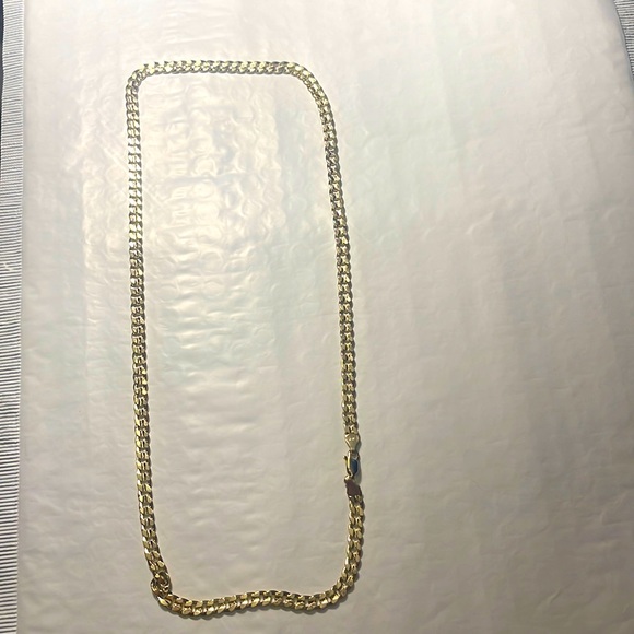 14k Cuban 20” Necklace New - Picture 1 of 3